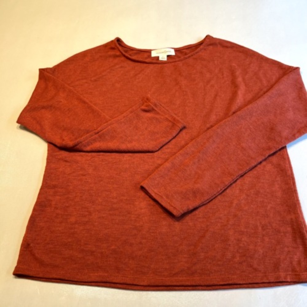 Treasure & Bond Long Sleeve Knit Top Casual‎ Everyday Comfort Size S